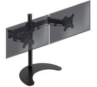 Duronic DM25D2 Bras pour Moniteur d’Ordinateur sur Socle Support d’écran PC articulé Ergonomique de Bureau avec Extension VESA 75 100 Hauteur Ajustable Rotatif Inclinable Pivotant