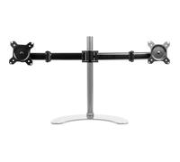 Duronic DM25P2 Deux bras avec têtes VESA 75 100 Bras d'écran à double articulation Compatible avec tous les supports et potences