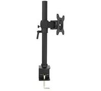 Duronic DM351X1 Support écran PC à pince pour bureau Hauteur ajustable Rotatif / Inclinable / Pivotable Compatibilité universelle avec moniteur VESA 75/100 Potence et bras en aluminium G