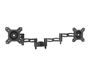 Duronic DM35P2 Bras pour 2 écrans d’Ordinateur ou Accessoire VESA 75 100 | Permet l’ajout de 2 écrans supplémentaires sur un support d’écran Compatible avec les supports et potences Duronic