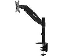 Duronic DM551X1 Support d'écran PC à Pince pour Bureau Mécanisme à Ressort Ajustements à la volée Hauteur Ajustable Compatibilité avec Moniteur VESA 75/100 Potence et Bras en Aluminium G