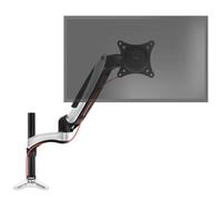 Duronic DM651X2 Support d'écran PC à Pince pour Bureau | Mécanisme à gaz | Ajustement à la volée | Hauteur Ajustable |