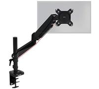 Duronic DMG51X2 Support d’écran de PC à Pince pour Bureau Mécanisme à gaz Ajustement à la volée Hauteur Ajustable Rotatif Inclinable Pivotable Compatibilité avec moniteurs VESA 75 100