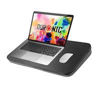 Duronic DML412 Plateau pour Ordinateur Portable Table à Poser sur Les Genoux Lit Canapé Coussin incliné Ergonomique Confortable Télétravail Travail Lecture Dessin devoirs études