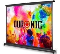 Duronic DPS40 4/3 Ecran de Projection TV et Home Cinema pour Bureau de 40 Pouces 101 cm 81 x 61 cm Toile pour vidéoprojecteur Solution Alternative au Trépied Gain +1 idéal pour 3D 8K 4K 1080P
