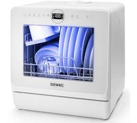 Duronic DW5 WE Lave-vaisselle posable 950W Lave vaisselle de comptoir