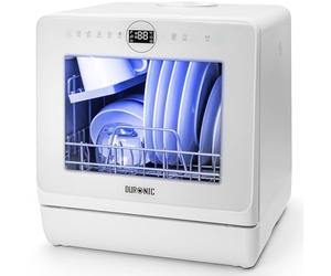Duronic DW5 WE Lave-vaisselle posable 950W Lave vaisselle de comptoir