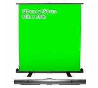 Duronic FPS15 GN Fond Vert 150 x 130 cm Décor pour Filmer des vidéos