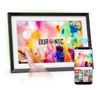 Duronic Frameo PF2A BK Cadre Photo numérique connecté Ecran Tactile 10,1 Pouces Lecteur Photos vidéos Haute résolution 1280 x 800 Pixels Mémoire 32 Go Chargeur 5V/3A