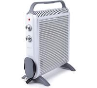 Duronic HV180 Radiateur électrique compact avec panneaux Mica 1800W | Chauffage écoresponsable chauffant en 1 min | Thermostat ajustable | Extinction automatique |2 Niveaux de puissance | Sans huile