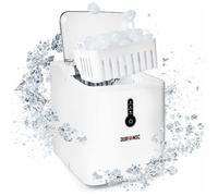 Duronic ICM120 WE Machine à glaçons automatique 120W | 9 cubes en 7 à 9 minutes | Panier de 600g et pelle à glace | Réservoir de