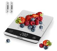 Duronic KS1009 Balance de cuisine - Balance haute précision avec affichage numérique - Portée 1 g/10 kg - Plate-forme en verre - Fonction Tara - Idéal pour la cuisine et la pâtisserie