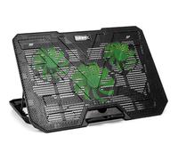 Duronic LC3 Refroidisseur Ordinateur Portable | 3 Ventilateurs | Tapis Refroidisseur pour Laptop Contre la surchauffe des appareils