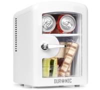 Duronic MFW4 WE Mini réfrigérateur 42W 4 litres Jusqu’à 6 cannettes Refrigerateur pour Snacks boisson lait maternel cosmétique médicament Maintien au chaud Bureau chambre voiture camping bateau