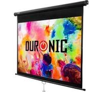 Duronic MPS60 4/3 Ecran de Projection à Déroulement Manuel - 60 Pouces ou 122 x 91 cm - Format d'Image de 4:3 - Fixation Murale ou au Plafond - Home-Cinema, Salle de Conférences, Salle de