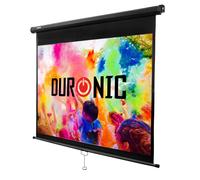 Duronic MPS90 4:3 Ecran de Projection TV et Home Cinema de 90 Pouce 229 cm 183 x 137 cm Fixation Mur ou Plafond Déroulement Manuel Gain +1 idéal pour 3D 8K 4K 1080P