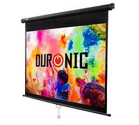 Duronic MPS90 4:3 Ecran de Projection TV et Home Cinema de 90 Pouce 229 cm 183 x 137 cm Fixation Mur ou Plafond Déroulement Manuel Gain +1 idéal pour 3D 8K 4K 1080P