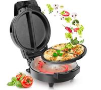Duronic OM60 Cuiseur à Omelettes électrique 2 plaques de cuisson antiadhésives et détachables Appareil pour faire 2 omelettes 600 W Poignées thermo-isolante Pour un déjeuner sain et équilibré