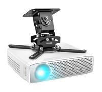 Duronic PB03XB Support pour Vidéoprojecteur Plafond Rotatif 360° Inclinable 30° Pivotant 20° Charge maximale de 13,6 kg Idéal pour