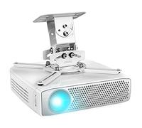 Duronic PB05XB Support pour vidéoprojecteur à fixer au plafond | Rotatif 360° Inclinable 30° Pivotant 20° Charge maximale 13,6 kg Bras extensible Idéal pour home cinema présentations