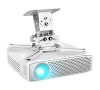 Duronic PB05XB Support vidéoprojecteur Universel inclinable et Rotatif - Capacité 13,6 kg - Installation Plafond - Idéal pour Home cinémas, Jeux vidéos, présentations, conférences