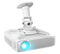 Duronic PB07XB Support vidéoprojecteur Universel inclinable et Rotatif - Capacité 10 kg - Installation Plafond - Idéal pour Home cinémas, Jeux vidéos, présentations, conférences
