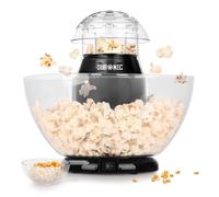 Duronic POP50 BK Machine à Pop corn 1200W Appareil pour Popcorn Maïs soufflé facile sans huile Bol Démontable sans BPA 50 à 60 g en