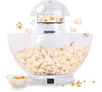 Duronic POP50 WE Machine à Pop corn 1200W Appareil pour Popcorn Maïs soufflé facile sans huile Bol Démontable sans BPA 50 à 60 g en 3 Minutes Cuisson électrique à air chaud Faible en calories