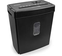Duronic Ps657 Destructeur De Documents 170w Pour 5 Feuilles De Papier A4 Coupe Croisée Réservoir De 15 L Retour En Arrière Anti Bourrage De Papier En Conformité Avec Le Rgpd