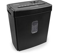 Duronic Ps657 Destructeur De Documents 170w Pour 5 Feuilles De Papier A4 Coupe Croisée Réservoir De 15 L Retour En Arrière Anti Bourrage De Papier En Conformité Avec Le Rgpd