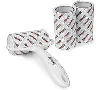 Duronic ROLL1X2 Rouleau ramasse Poils 3 Rouleaux de Bandes adhésives | 1 poignée pour rouleau anti peluches poussières Ramasse les poils d’animaux Utilisation textile vêtement tissu d’ameublement