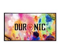 Duronic SFPS120 16:9 Ecran de Projection vidéoprojecteur 120 Pouces Toile de Projection écran Home 4K Full HD 3D Cinema soirée cinéma Bureaux Conférence Classe école Montage Mural trépied