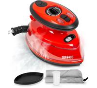 Duronic SI3 RD Fer à repasser à vapeur de voyage 400W Léger et compact 495g Idéal pour les déplacements Convient pour crafts et