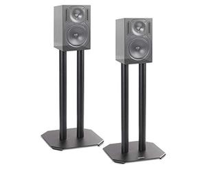 Duronic SPS1022 /40 Paire de Pieds d'Enceintes - 40 cm de Hauteur - Lestable avec du Sable - Cônes pour réduire Vibrations - Compatibilité Universelle Haut-parleurs Hi-FI/Stéréo/Home Cinema 5.1