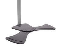 Duronic Support DM75 pour Poteau | Se Fixe aux poteaux DM15 DM25 DM35 DM453 | Base de Moniteur Plate Autonome pour Bureau | Acier Robuste | Solution d'installation Alternative pour Fixation par