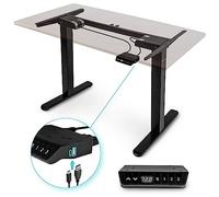 Duronic TM61 BK Structure électrique pour Bureau Assis Debout 2 Moteurs