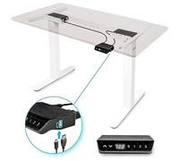 Duronic TM61 WE Structure électrique pour Bureau Assis Debout 2 Moteurs