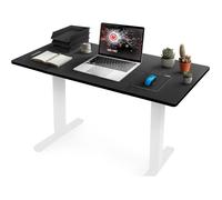 Duronic TT140 BK Plateau pour Bureau Assis Debout de 140 x 60 x 2 cm | Compatible avec la plupart des Structures Assis Debout | Idéa