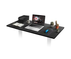 Duronic TT160 BK Plateau pour Bureau Assis Debout de 160 x 60 x 2 cm Compatible avec la Plupart des Structures motorisés Assis Debout Idéal pour Poste de Travail à Domicile ou Bureau