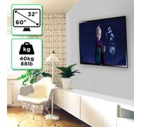 Duronic TVB123M Support mural réglable et inclinable pour écrans plasma, LCD et LED 23"-55" VESA 200 x 200, 400 x 400, 200 x 400