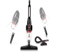 Duronic VC8 /BK- Aspirateur Balai et à Main sans Sac Classe A + tête suceuse/Flexible/Brosse - Se converti en Quelques Secondes !