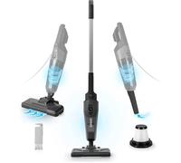 Duronic VC9 Balai électrique 600 W | Aspirateur Vertical 2 en 1 sans Sac | Aspirateur et aspirateur avec 2 filtres HEPA | Accessoires Inclus | Idéal pour Le Bureau et la Maison | Léger