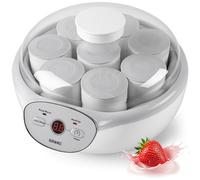 Duronic YM2 Yaourtière électrique 8 pots de 125 ml Minuterie 1 à 24 heures