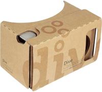 Durovis Dive Cardboard 6 - Marron - Lunettes De Réalité Virtuelle Vr Inspirées De Google Cardboard V2 Pour Les Smartphones Iphone Et Android Tels Que Samsung, Xiaomi, Huawei, Etc. (4,0 À 6,1[Z372]