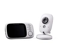 Durratou Moniteur Vidéo Sans LCD Couleur de 3,2 Pouces pour Moniteur Vidéo Sans pour Bebek Lullabies Surveillance VB603 EU Plug