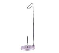 Durratou Support de bobine en aluminium pour broderie, de couture et de courtepointe, support de tout métal, rose