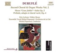 Durufle, M. - Oeuvres chorales sacrées et oeuvres pour orgue Vol.2