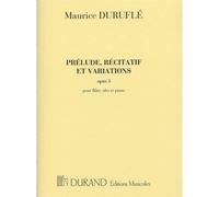 DURUFLE - PRELUDE RECITATIF ET VARATIONS OP3 - ENSEMBLE MIXTE
