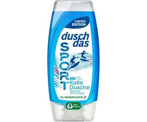 Duschdas Lot de 3 flacons de gel douche et shampoing 3 en 1 pour le sport, douche froide, 3 x 225 ml