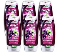 Duschdas Lot de 6 gels douche à la baie d'acai 6 x 225 ml